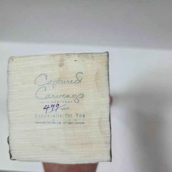 Captured Carvings A Costanza Folk Art Santa 13" Rustic Primitive 499/2000 - Picture 7 of 7